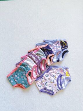 MooMoo Baby 6-Layer Potty Training Underwear Pants Cotton Gauze Muslin - 9 Pack
